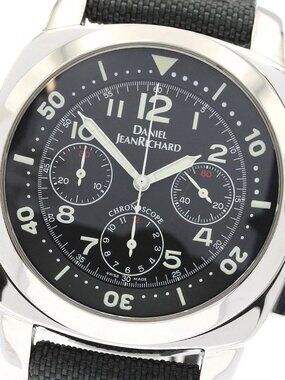 DANIEL JEANRICHARD 25030 Chronograph black Dial Automatic Men's Watch_